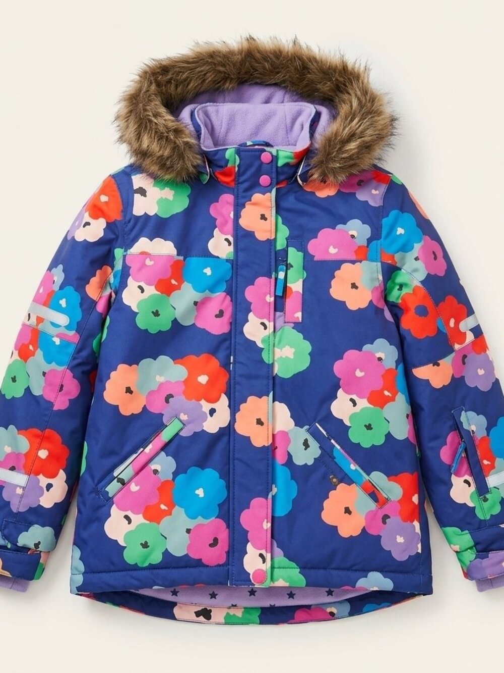Mini Boden Girls Floral All-Weather Waterproof Winter Ski Jacket Coat 13-14Y